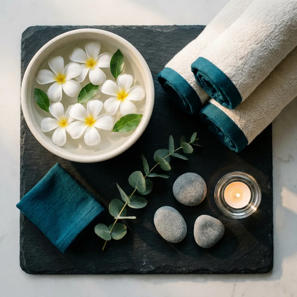 Spa ritual still life