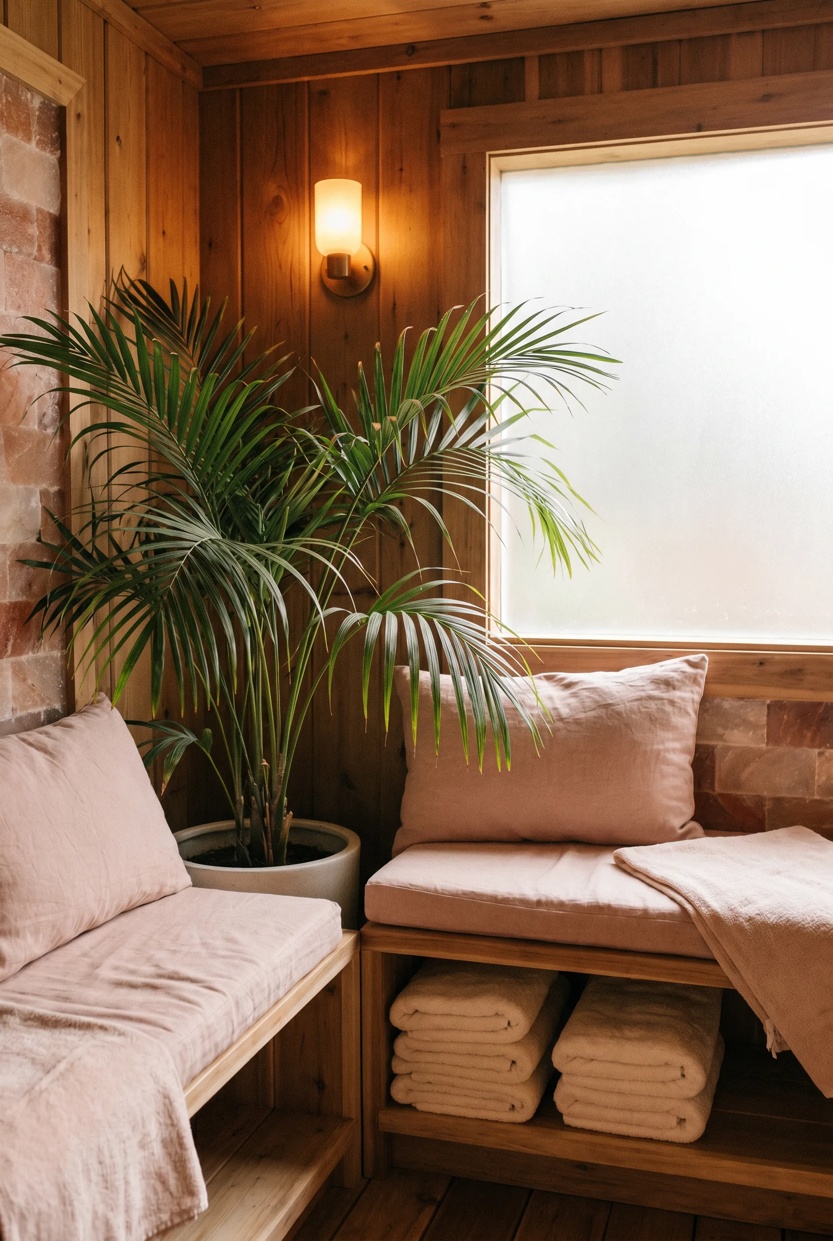 A peaceful salt-therapy corner at Body & Beyond Day Spa