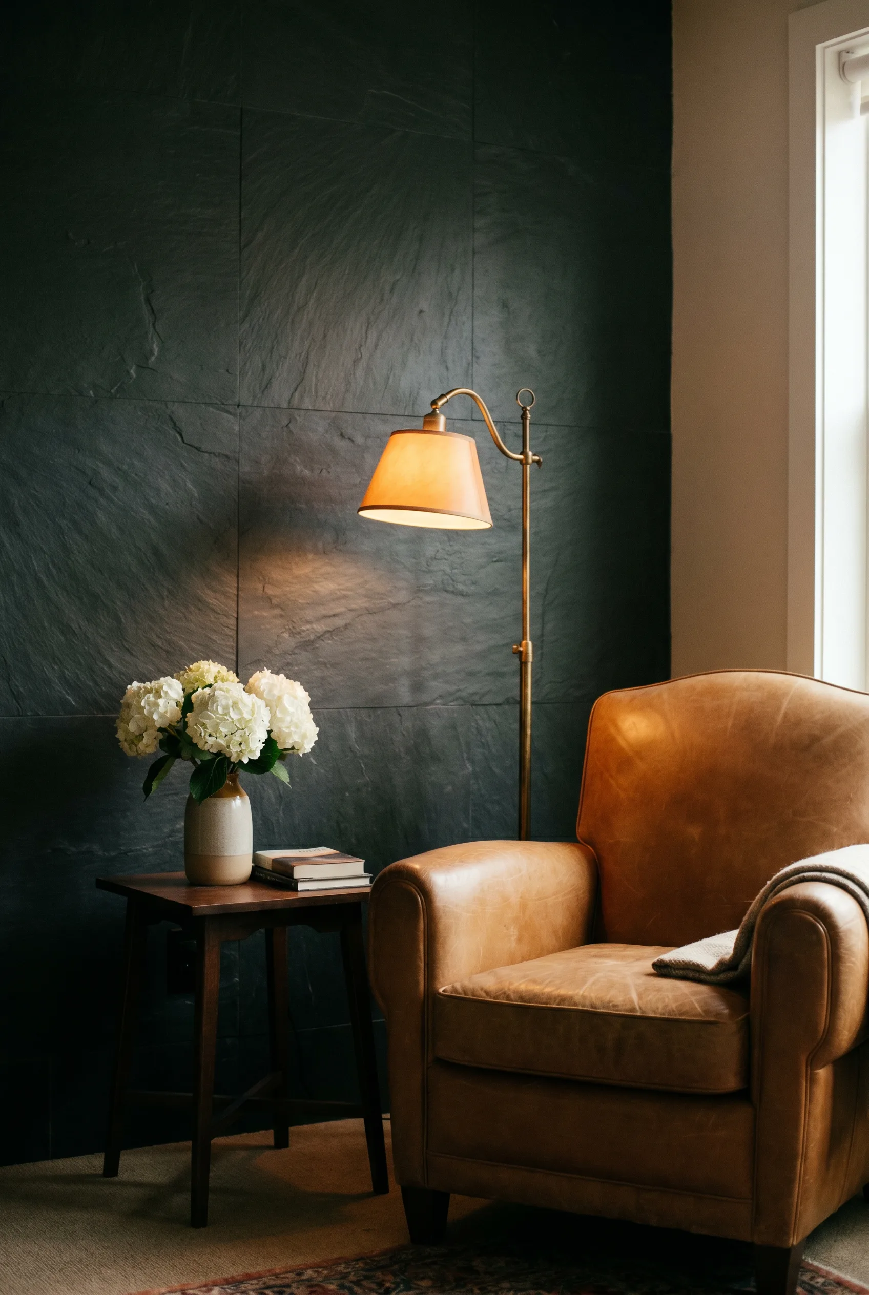 A warm consultation lounge at OptimalSelf MD