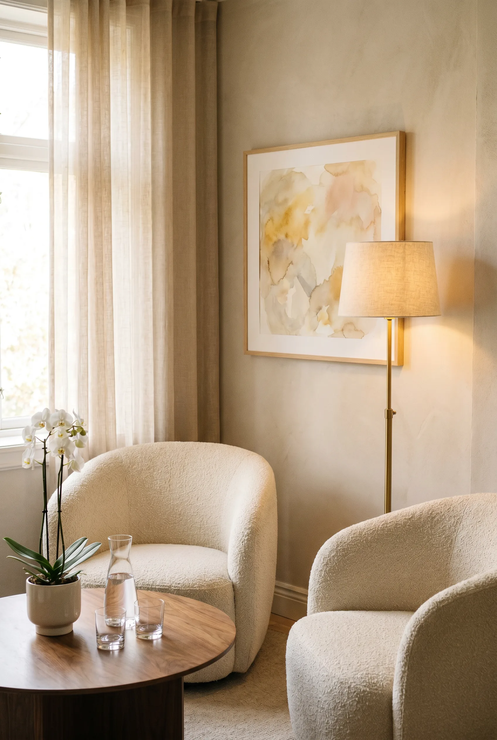 A welcoming consultation nook at Physician's Plan