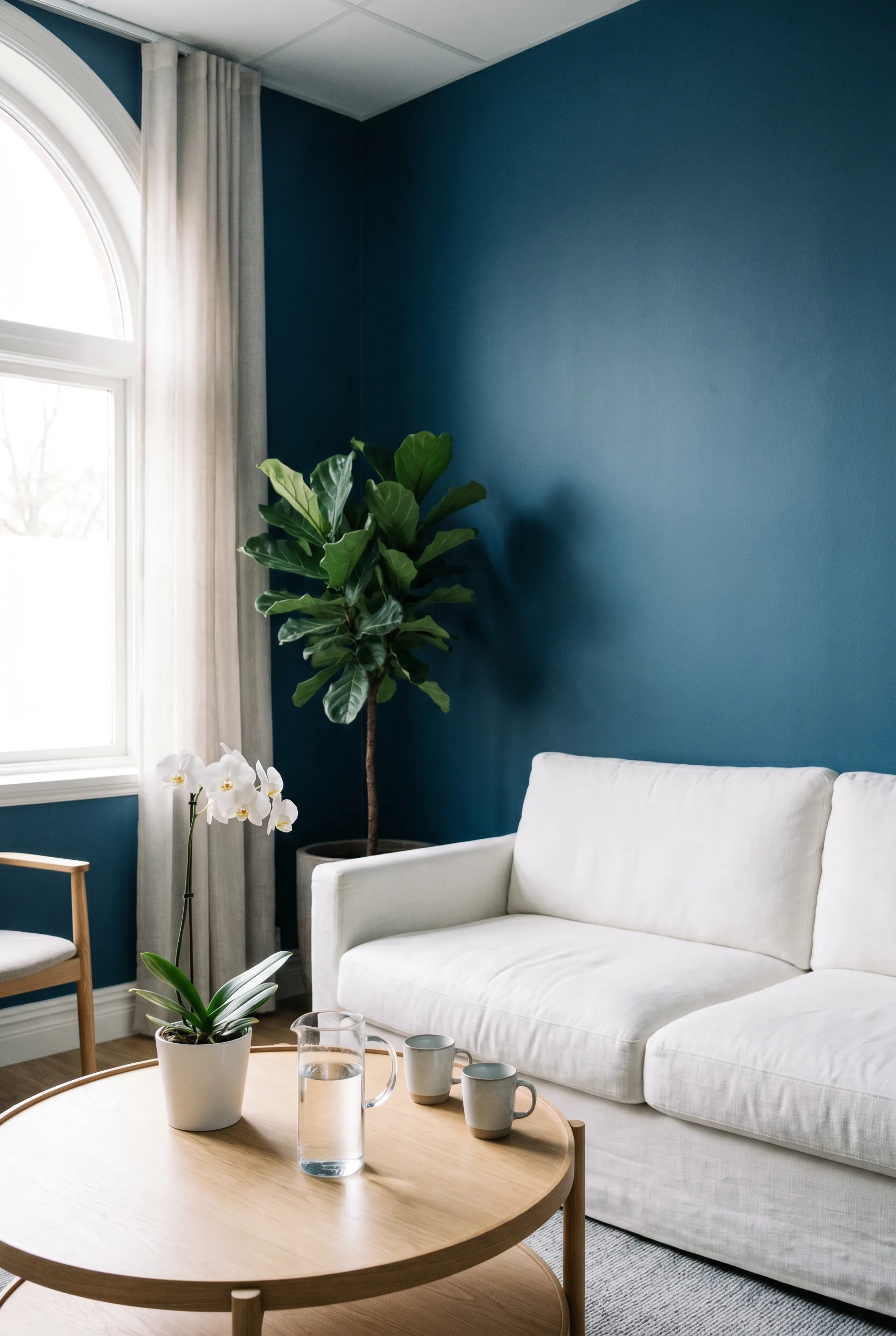 A calm patient lounge at Southern Cosmetic Laser
