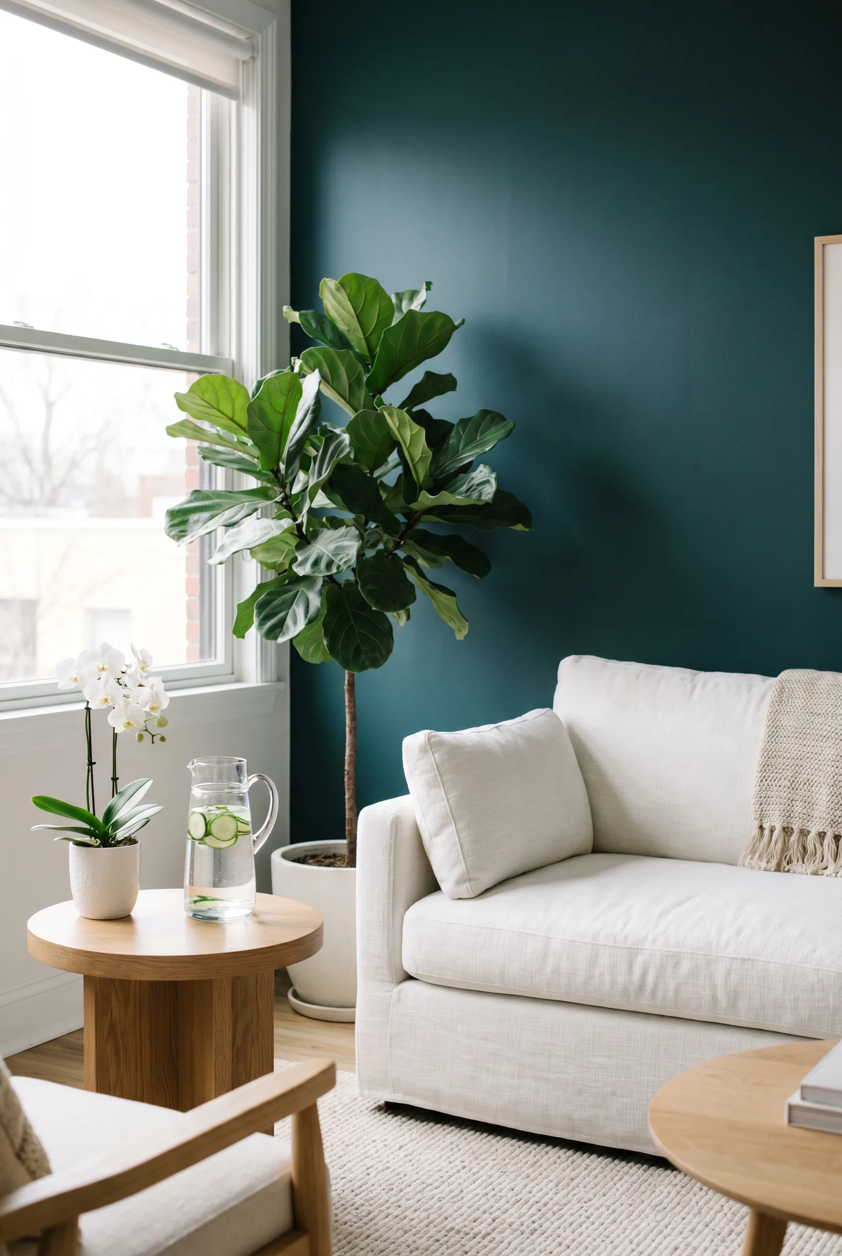 A calm patient lounge at Wilmington Dermatology Center